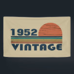 Personalized seventy vintage 70th birthday banner<br><div class="desc">You can add some originality to your wardrobe collection with this vintage classic birthday graphic design with awesome typography font lettering, is a great gift idea for men, women, husbands, wife girlfriend, and a boyfriend who will love this one-of-a-kind artwork. The best amazing and funny holiday present for your happy...</div>