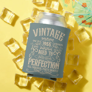Personalized seventy vintage 70th birthday party can cooler