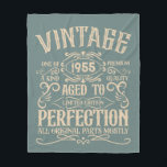 Personalized seventy vintage 70th birthday party fleece blanket<br><div class="desc">Make your birthday special with this unique design. Add a touch of sophisticated elegance to your birthday celebration with our exquisite, one-of-a-kind designs. These graphics bring sophistication and originality to any product, creating a memorable and stylish gift. They are perfect for those who appreciate a touch of timeless glamour on...</div>