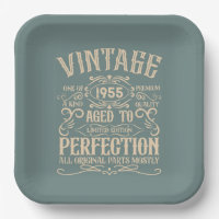 Personalized seventy vintage 70th birthday party