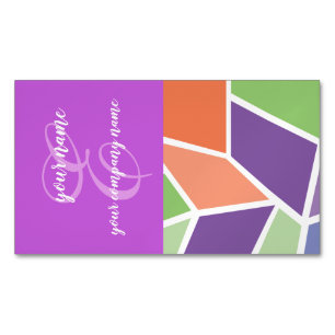 Personalized Shades of window Magnetic Business Card