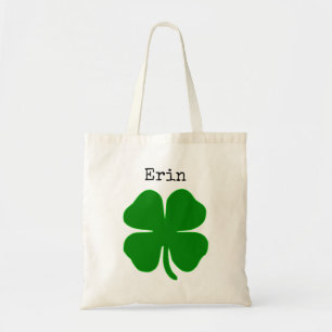 personalized shamrock bag