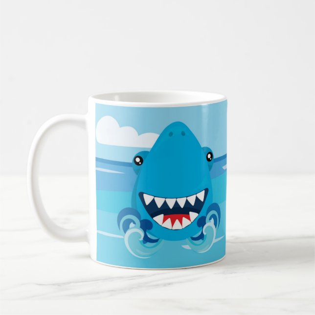 Personalized Shark Mug (Left)