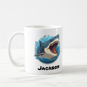 Personalized Shark Mug – Bold and Fierce Design