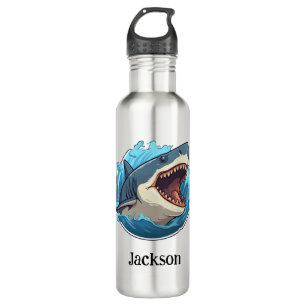 Personalized Shark Water Bottle 