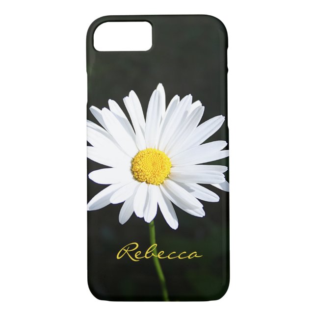 Personalized Shasta Daisy iPhone 7 Case (Back)