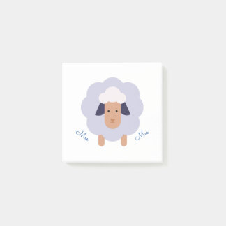 Personalized sheep post-it notes