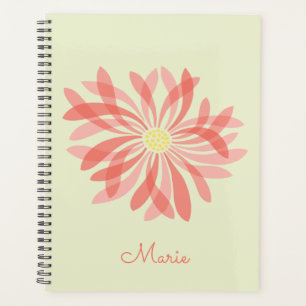 Personalized Sheer Wildflower Planner