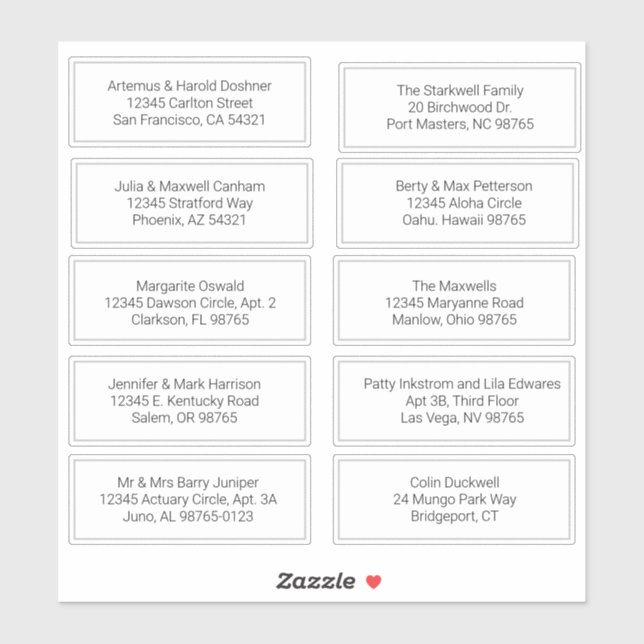 Personalized Sheet of 10 Address Labels (Sheet)