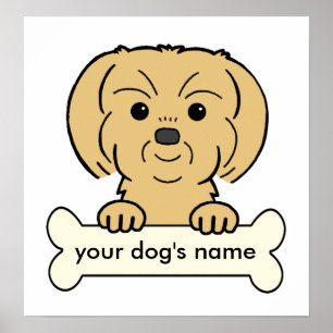 Personalized Shih Tzu Poster