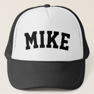 Personalized Short Name Black Trucker Hat