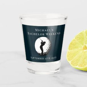 Personalized Shot Glass Bachelor Golf Weekend