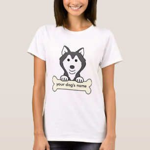 Personalized Siberian Husky T-Shirt