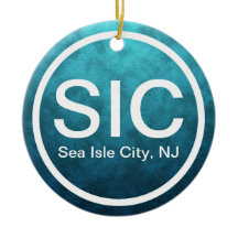 Personalized SIC Sea Isle City NJ Beach Christmas