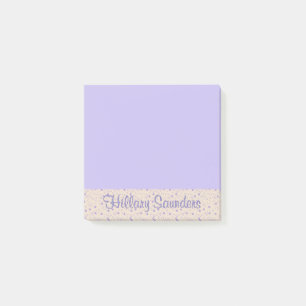 Personalized Side Tab with Name Post-it Notes