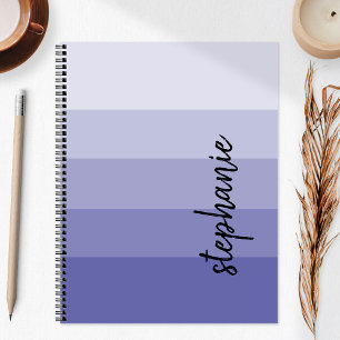 Personalized Signature Colour Block Periwinkle Planner