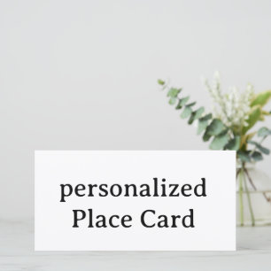 personalized Signature Matte 8" x 4"Flat Card