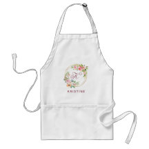 Personalized Signature Monogram Elegance Apron