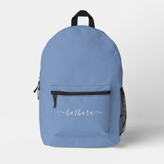 Personalized Signature Script Printed Backpack (Front)