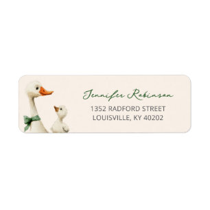Personalized Silly Goose Return Address Labels