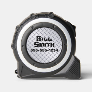 Personalized Silver Diamondplate Pattern 1