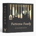 Personalized Silver Family Recipe Cookbook