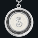 Personalized Silver Initial Pendant Necklace::S<br><div class="desc">Show your pride in your initials wearing a monogram letter pendant. The stylish silver monogram initial design of the Trendy Jewellery Pendants created exclusively will add a fashionable look to your attire. The initial silver pendant also makes a memorable gift for any special occasion for the important people of your...</div>