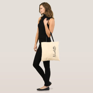 Personalized Simple Aesthetic Tote - Customize It Bag