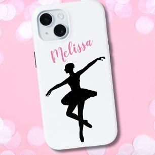 Personalized Simple Ballerina iPhone 15 Case