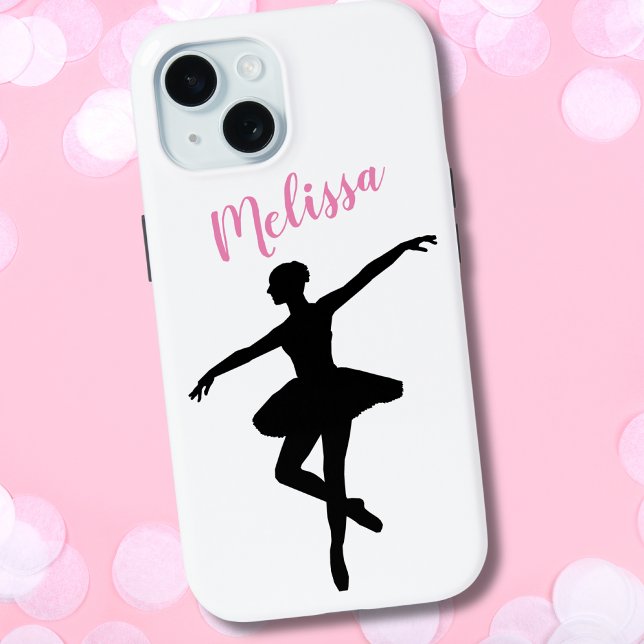 Personalized Simple Ballerina Case-Mate iPhone Case (Creator Uploaded)