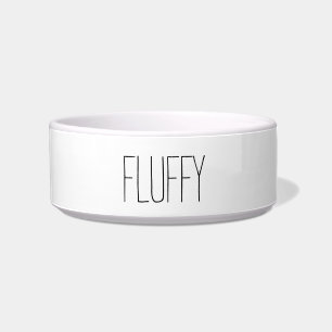 Personalized Simple Dog Bowl