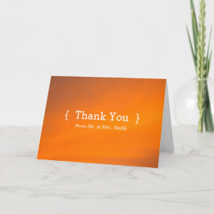 Personalized simple Elegant Thank You