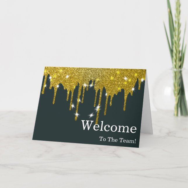 Personalized simple Elegant Welcome Card (Front)