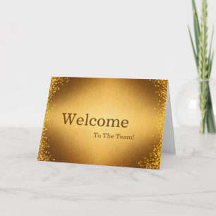 Personalized simple Elegant Welcome Card