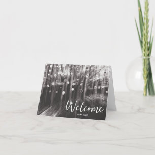 Personalized simple Elegant Welcome to the team Card