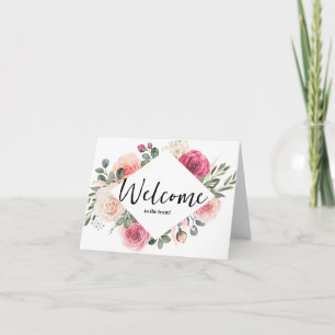 Personalized simple Elegant Welcome to the team Card