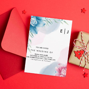 Personalized Simple Flower Wedding InvitationCard Invitation