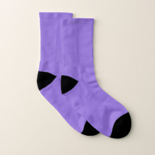 Personalized Simple Medium Purple Colour Socks