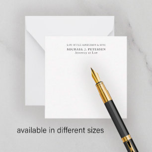 Personalized simple modern professional classic card