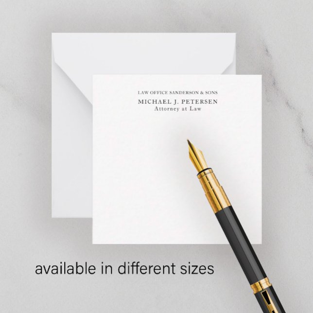 Personalized simple modern professional classic card (Creator Uploaded)