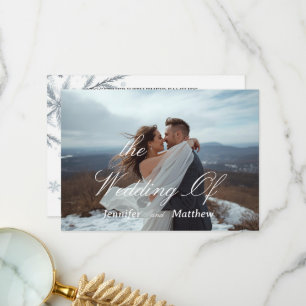 Personalized Simple Modern Wedding Invitation