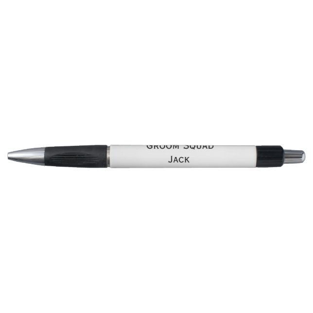 personalized simple monogram add your name wedding pen (Front)