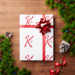 personalized simple monogram name bridesmaid   wrapping paper<br><div class="desc">design</div>