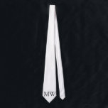 personalized simple monogram name groomsman minima tie<br><div class="desc">design</div>