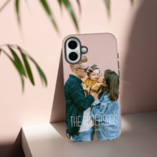 Personalized Single Photo & Name iPhone 16 Plus Case