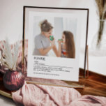 Personalized Sister Definition Quote Wall Art<br><div class="desc">This funtie definition quote art is the perfect way to celebrate the special bond your sister shares with your child as a "Fun Aunt". This art is something that not only brightens her space but also captures the unique joy and love she brings to your family. Whether it's for a...</div>