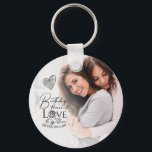 Personalized Sister-in-law Gifts Keychain<br><div class="desc">This design features a minimal and refined style that highlights thoughtful wording, clean typography, and graceful modern calligraphy. The flowing script adds a warm, affectionate feel, while the simple supporting typography keeps the message clear and balanced. The words are arranged with care and generous spacing, allowing the sentiment to feel...</div>