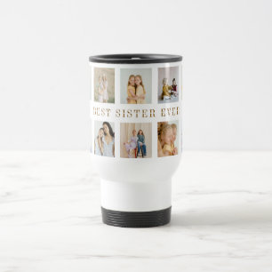 Personalized Sisters Travel Mug Custom Photos