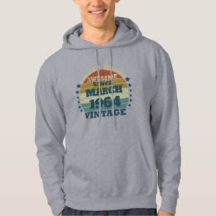Personalized sixty vintage 60th birthday gifts hoodie