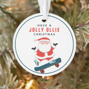 Personalized Skateboarder Keepsake Ornament